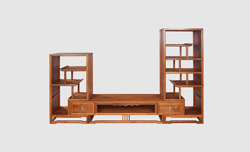 内蒙古中式装饰厅柜组合家具效果图