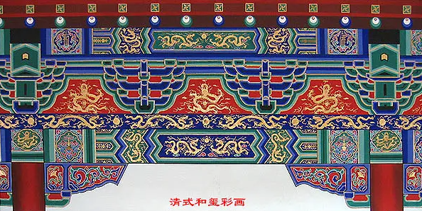 内蒙古中国建筑彩画装饰图案
